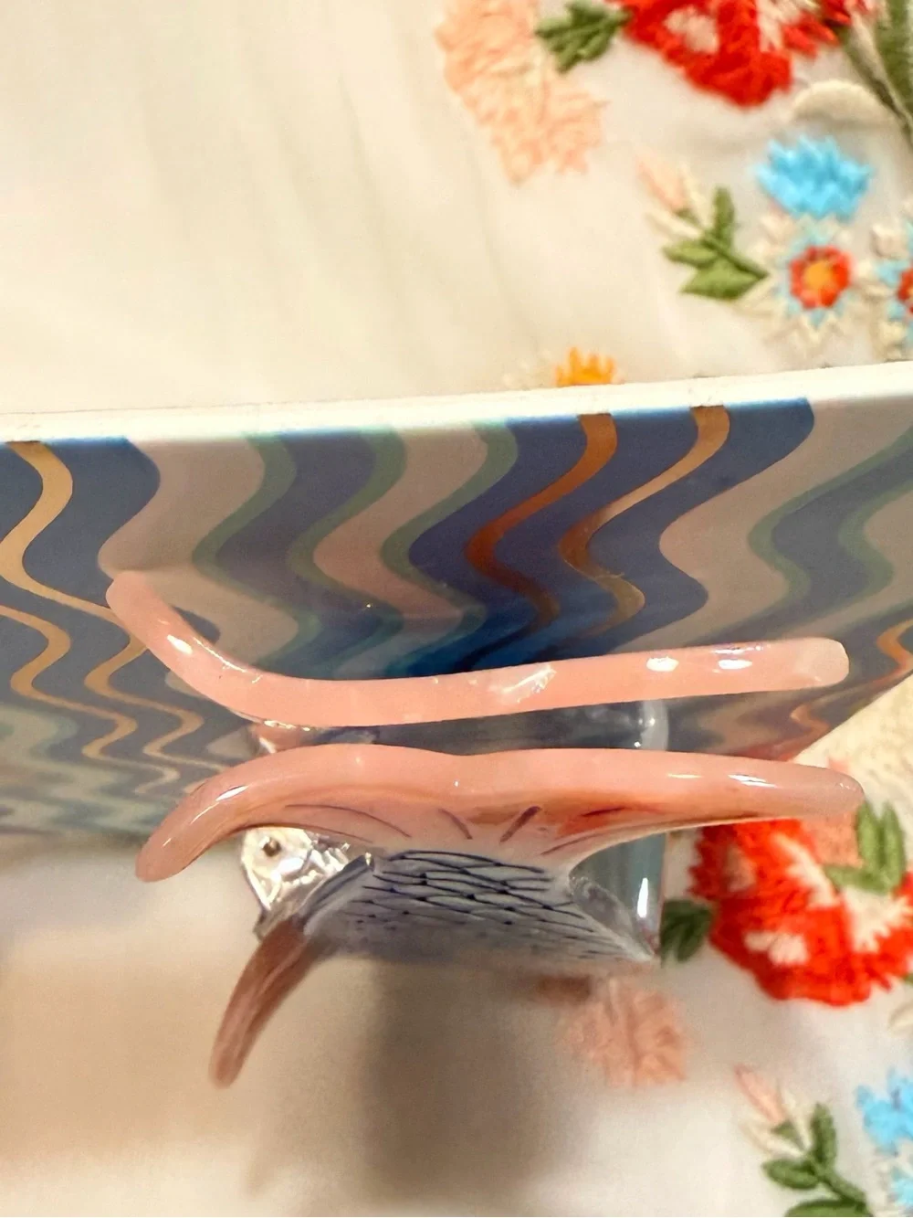 Piper•K Blue and Pink Fish Hair Claw Clip